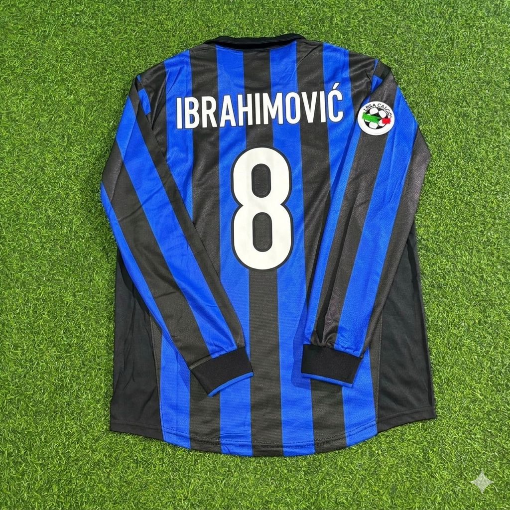 Zlatan Ibrahimovic - Inter Retro Jersey Trikot Maillot Maglia Soccer Shirt