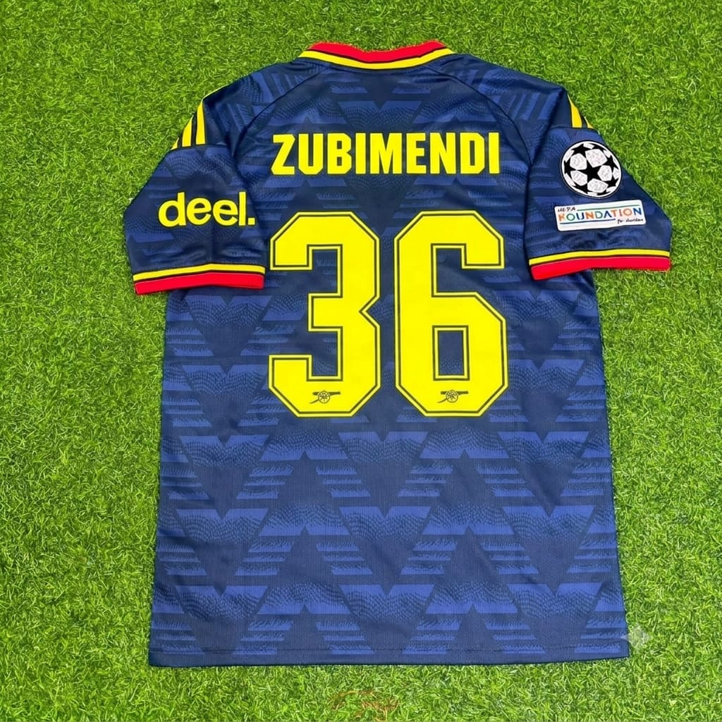 Martin Zubimendi Arsenal Away New Season 2027 Jersey Kit Soccer Trikot Maillot Maglia