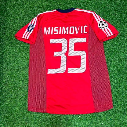 Zvjezdan Misimovic Bayern München 2002/2003 Season Home Red Retro Jersey