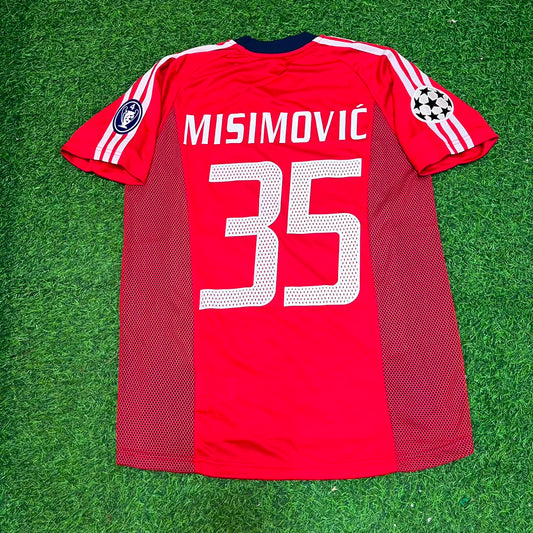 Zvjezdan Misimovic Bayern München 2002/2003 Season Home Red Retro Jersey