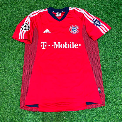 Zvjezdan Misimovic Bayern München 2002/2003 Season Home Red Retro Jersey
